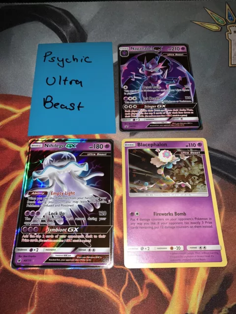 Pokemon Complete Deck - Grass Ultra Beast - Pheromosa & Buzzwole GX, Kartana