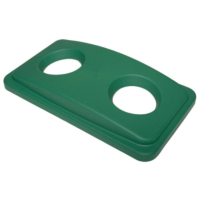 TOUGH GUY 4PGU4 Recycling Top,Plastic,Green