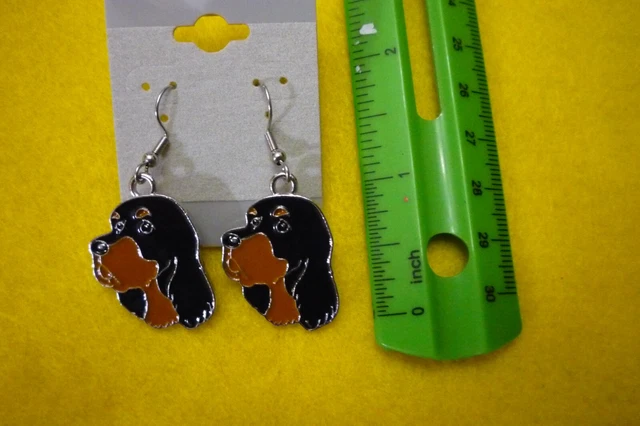 Gordon Setter earrings