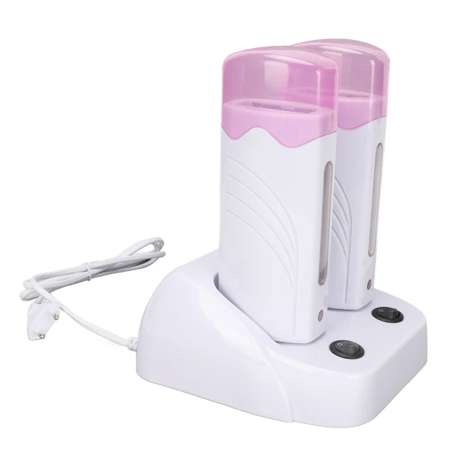 (EU Plug 220V)Double Depilatory Heater Wax Warmer Machine For Leg Armpit IDS