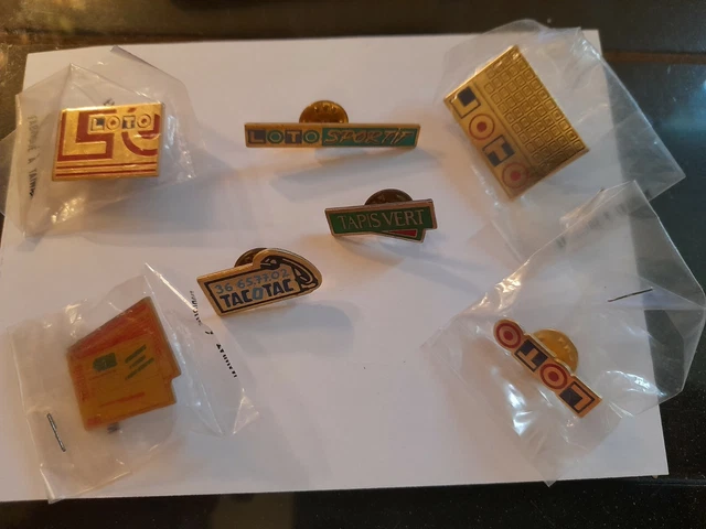 Lot De Pins Collection Française Des Jeux - Loto, Tacotac, Sportif... Tous Différents