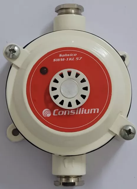Consilium Salwico SWM-1KL Heat Detector 57°C Part No. 37170 With Box - Free Ship
