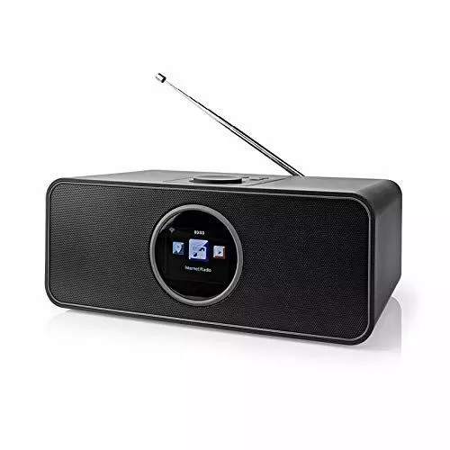 Retro Internet Radio 7W Digital DAB+ FM Hi-Fi System Wifi Bluetooth Wood  Effect
