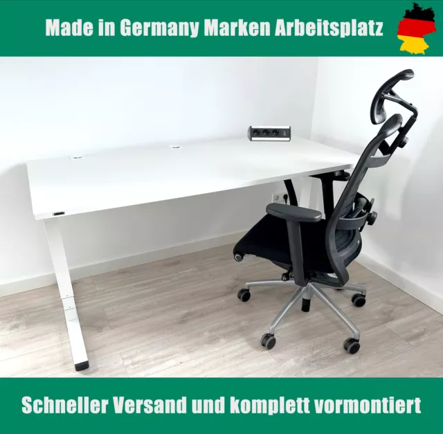 Ceka Sitz Steh Schreibtisch elektrisch Höhenverstellbarer 160x80 cm