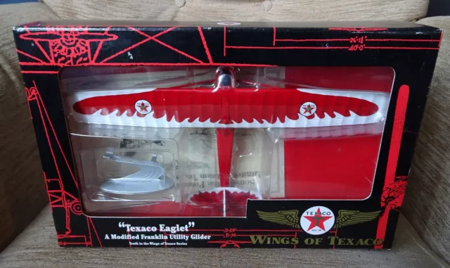 Ertl Collectibles Wings of Texaco Eaglet Franklin Utility Glider coin bank 2002