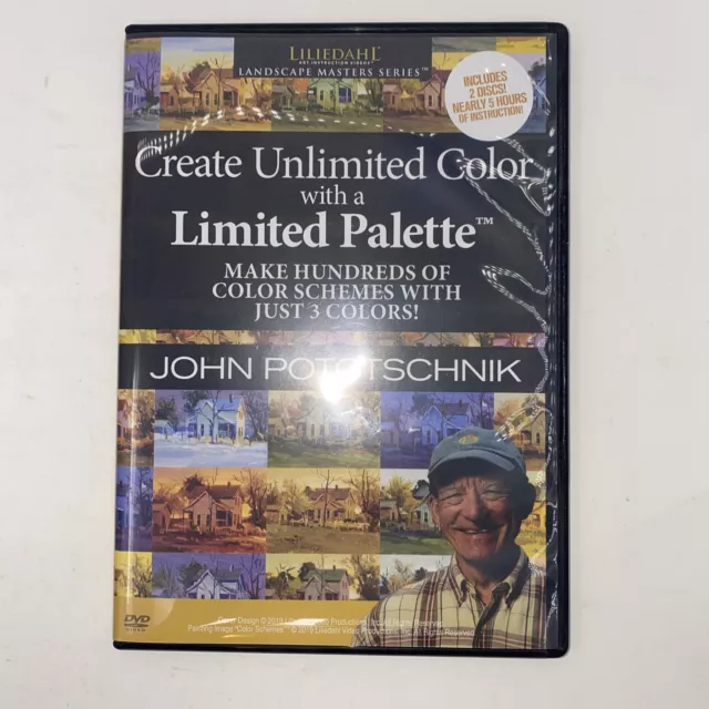 John Pototschnik LIMITED PALETTE Painting Art Instruction DVDs