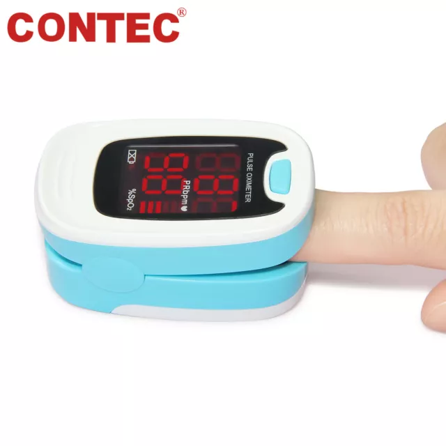 Fingertip Finger Pulse Oximeter Blood Oxygen Monitor SpO2 Heart Rate Home Tester
