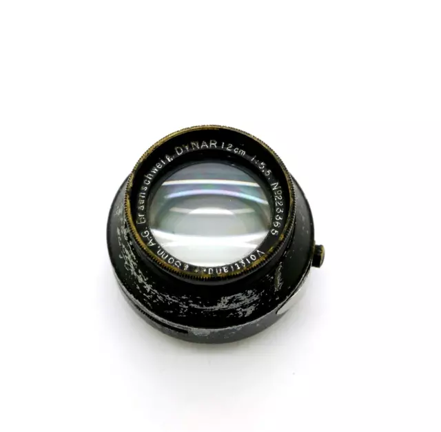 RARE  Objectif VOIGTLANDER & Sohn DYNAR 12 cm f5.5 ( Heliar Design)