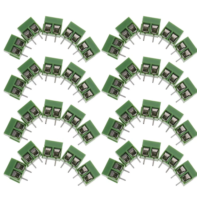 80 Pcs Bornes À Connecteur 2 Broches Connecteur De Borne Connecteur Terminal
