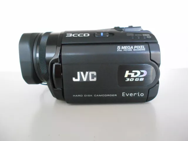 JVC Everio GZ-MG505 3-CCD 5MP 30GB Hard Disc Drive Camcorder w/10x Optical Zoom