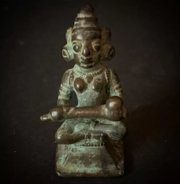 Indien Antique Indian Hindu Bronze Asia Buddha China Nepal Krishna Shiva