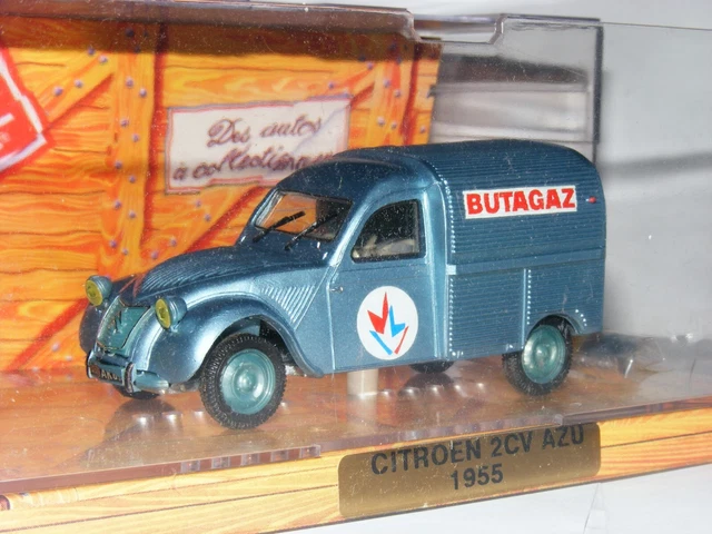Miniature Citroën 2CV AZU Pick-Up 1963 Butagaz - Norev 1/43 - Neuf En Boîte D'origine