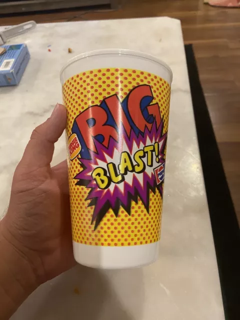 Vintage 1990s Burger King Big Blast Plastic Pepsi Cup