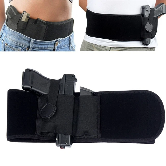 TACTICAL CONCEALED BELLY Gun Holster Belt Carry Waist Pistol Holder