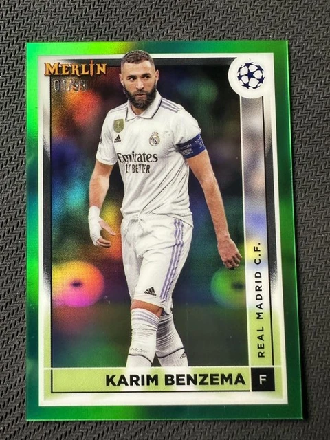 tky様 2023 Topps Merlin Benzema Auto 2023 TOPPS MERLIN Chrome Karim Benzema REAL MADRID 01/99
