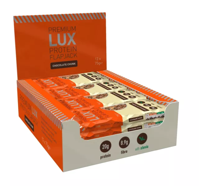 Premium LUX Protein Flapjacks - 1 box special deal