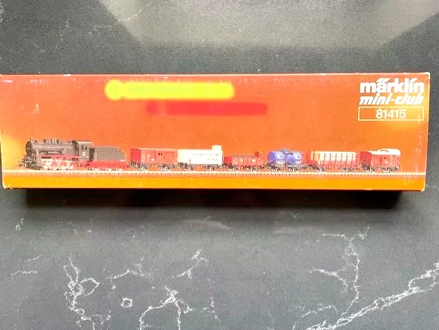 marklin z gauge Steam locomotive Mini Club 81415 set