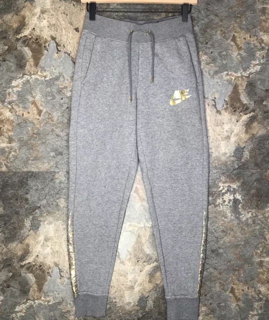 Nike Sweatpants Jogger Womens XS Rally Metallic Lounge Gray