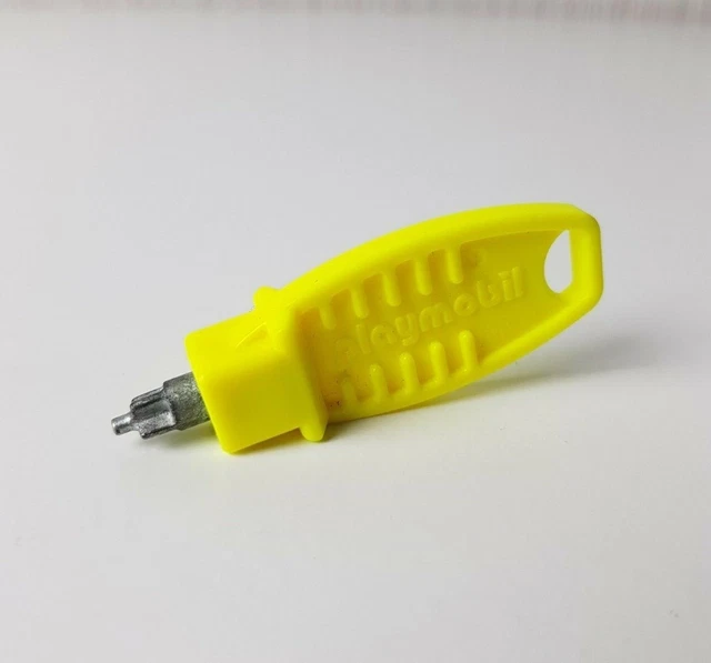 PLAYMOBIL SYSTEMX X2 Yellow Connector Tool Plug Remover System X 30 66