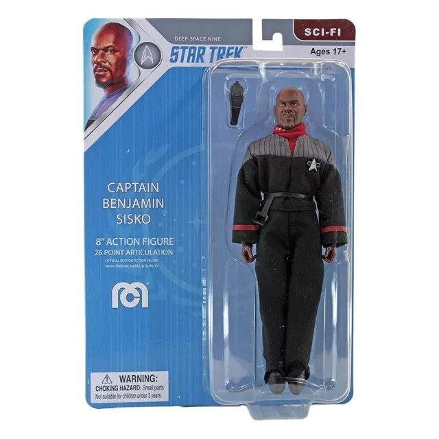 Mego Star Trek Captain Sisko Limited Actionfigur 8 Inch ca. 20 cm NEU & OVP !!