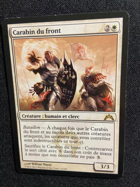 Carte Magic Rare FR EDITION RAVNICA 2013 BOSS BLANC Carabin du FRONT SolidEX615B 2