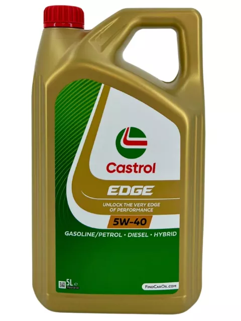 Castrol EDGE 5W-40 5 Liter Motoröl VW MB Opel Renault