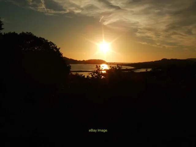 Photo 6x4 Sunset over River Conwy Estuary 21 June 2010 At around 21.05 ho c2010