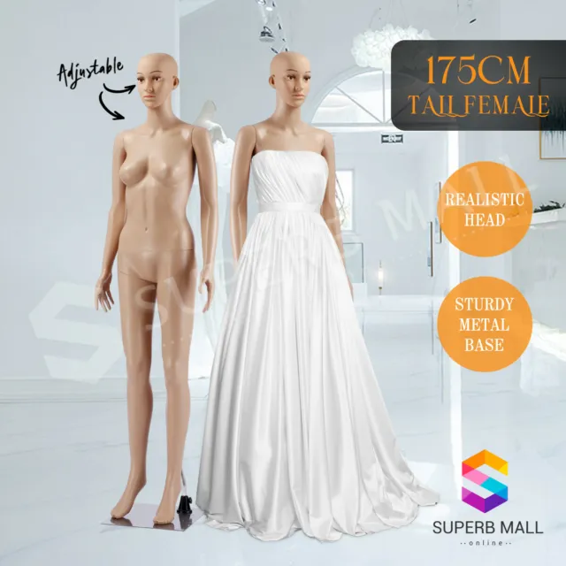 Full Body Female Mannequin Model Dummy Dressmaker Manikin Torso Shop Display