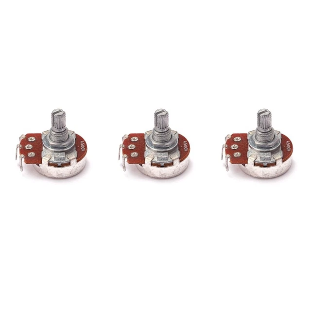 3 Pack Potentiomètres 500k Pour Guitares Potentiomètre D'ampli Numéro