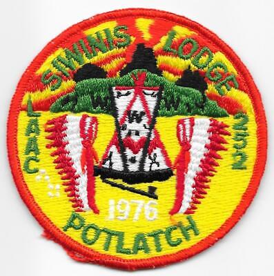 1976 Potlatch Siwinis Lodge 252 Order of the Arrow OA Boy Scouts of America BSA