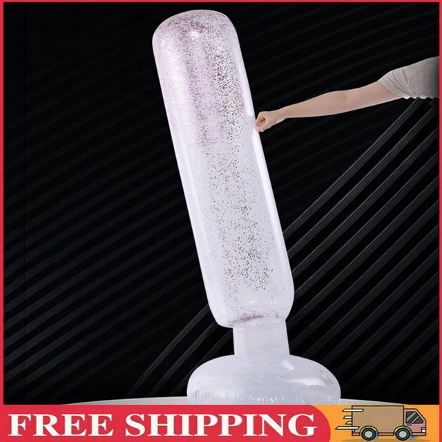 Inflatable Boxing Punching Bag Safe Free-Stand Kickboxing Sandbag for Adult Kids