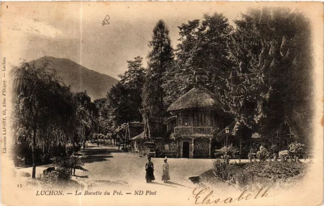CPA LUCHON - La Buvette du Pre (582992)