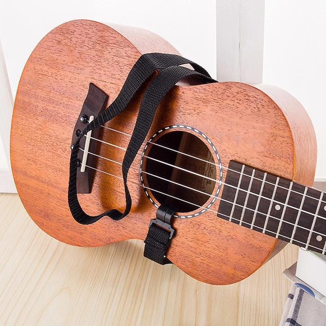 Verstellbare Nylon Neck Strap Sling mit Haken für Ukulele Gitarre Mandoline G1ST