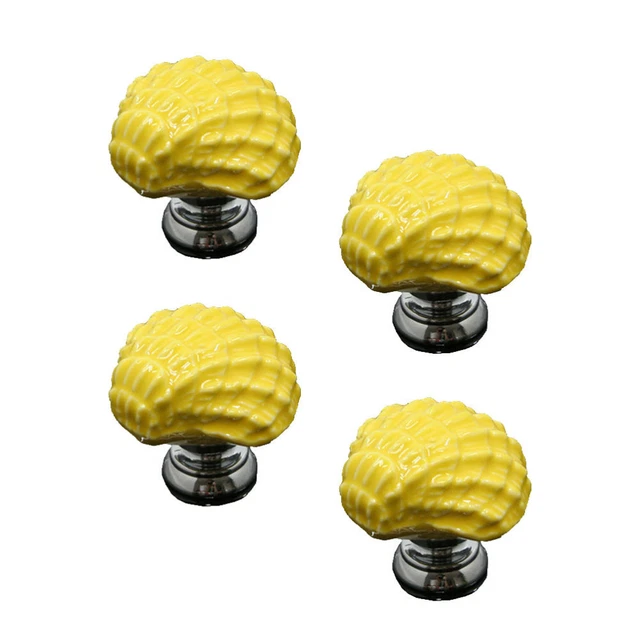 4 Pcs Shell Kitchen Handles Drawer Handles Vintage Drawer Pulls Cupboard 10