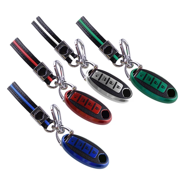 Car Remote Fob Key Cover Case Fob Shell Keychain Holder Fit For Infiniti/Nissan