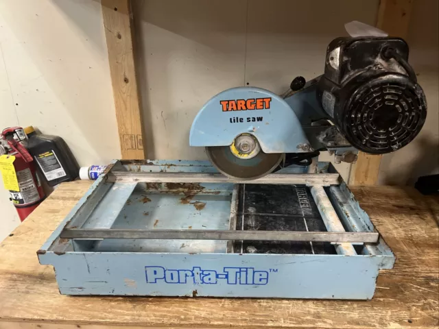 Target Wet/Dry Cutting Tile Saw - Tested and Working - P12