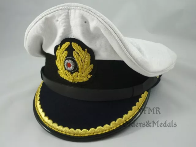 Kriegsmarine peaked cap for officers from lieutenant to sea to lieutenant...