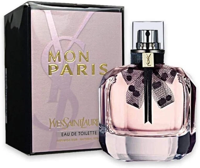 YVES SAINT LAURENT MON PARIS Eau de Toilette 90ml New Sealed
