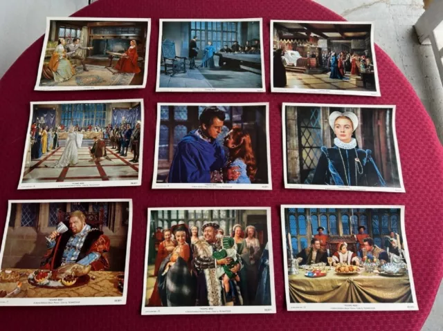 Lot of  9  YOUNG BESS  Color Lobby Cards  ( 1-9 )