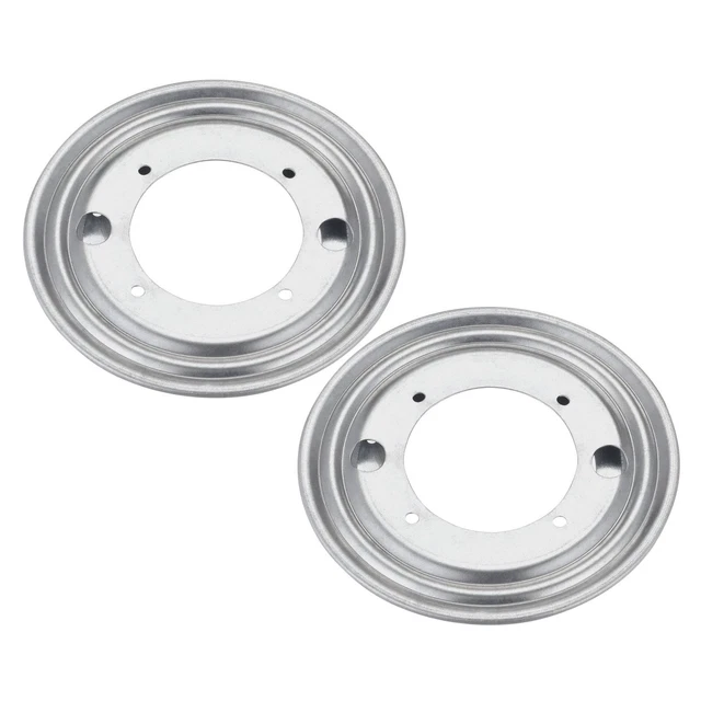 5,3" Lazy Susan Giratoria Placa Bola Rodamiento Soporte, Plateado Tono 2pzs