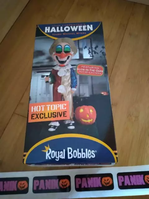Royal Bobbles Halloween Young Michael Myers Clown Costume Exclusive Bobblehead