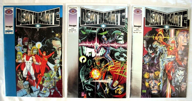 Image Comics Valient Lot Deathmate Blue, Epilogue, Prologue Nice!! LOOK!!