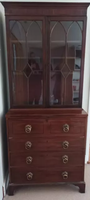 Antique Georgian Secretaire Writing bureau