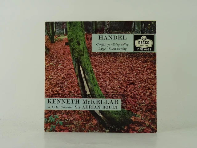 Kenneth McKellar, Orchestra Of The Royal Opera House, Covent Garden, Sir Adrian Boult ‎– Handel / Great Tenor Aria -LP Useds main image 1