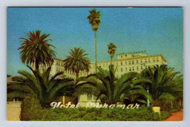Santa Monica CA- California Hotel Miramar Scenic Outside View Vintage Postcard
