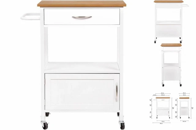 Mobili ausiliari Lando 64 X 46 X 92,5 cm bianco