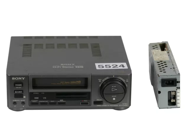 Sony EV-C100 | Enregistreur de cassettes vidéo 8 / Hi8 + alimentation 220 V...