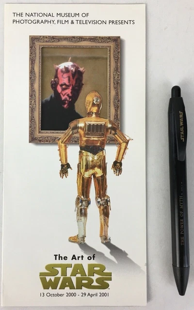 ART OF STAR Wars NMPFT Exhibition 2000 Booklet & Power Of Myth Pen ...
