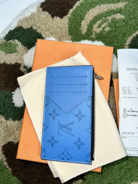 Louis Vuitton MONOGRAM Monogram Bi-color Leather Logo Card Holders (M82693)