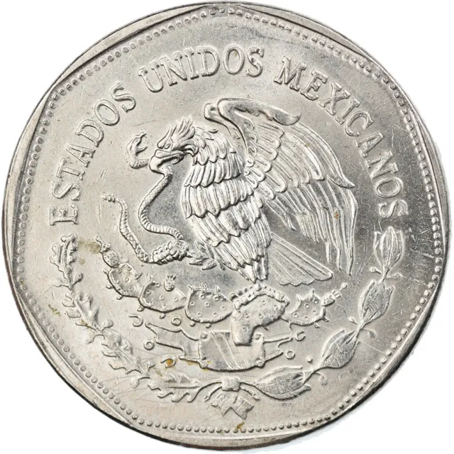 [#813737] Coin, Mexico, 5 Pesos, 1980, Mexico City, AU(55-58), Copper-nickel, KM